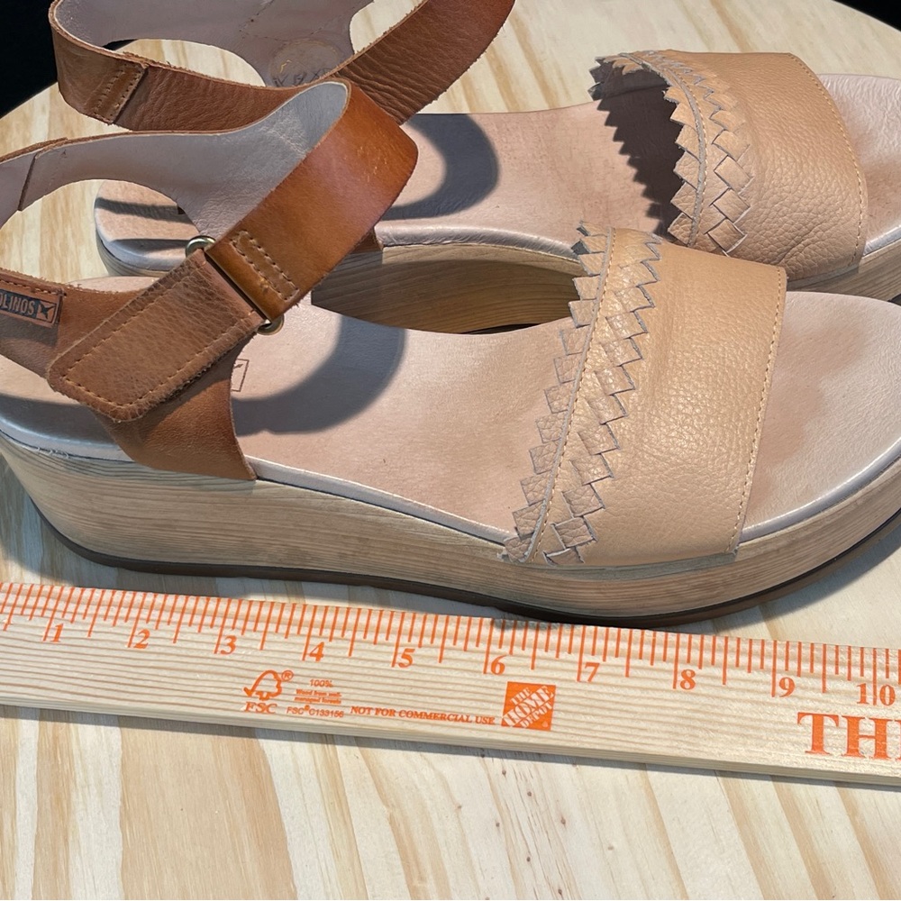 PIKOLINOS woman leather platform sandal US 10 - Picture 7 of 11